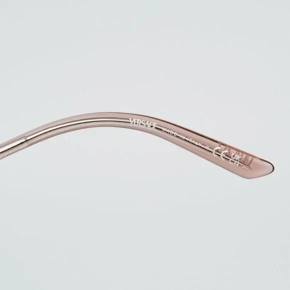 NEW Versace VE2267 10007V Silver Pink Mirror White Pilot Unisex Sunglasses - Picture 7 of 10